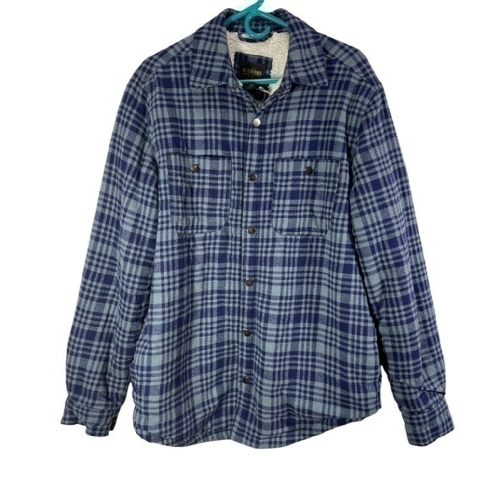 NWT Redmond Men Soft Lined Button Down Jacket Top Size M
